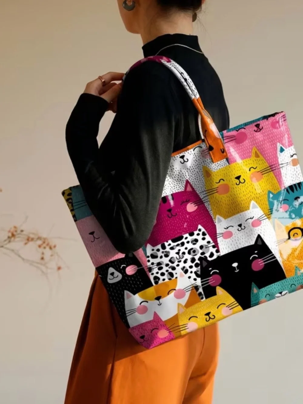 CATS, CATS AND MORE CATS #2! PVC Tote ~by GECKO
